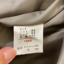 【Cecilene セシレーヌ　シャツワンピース】ロング丈　シルバーグレー　長袖　レディース　ファッション【C6-2④】1102_画像10