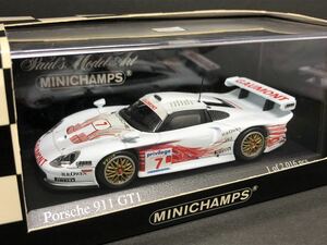 ミニチャンプス 1/43 ポルシェ 911 GT1 イギリスGT選手権 1999 #7 即決