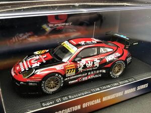 エブロ 1/43 スーパーGT 05 梁山泊 ADVAN GT3 ポルシェ #777 752