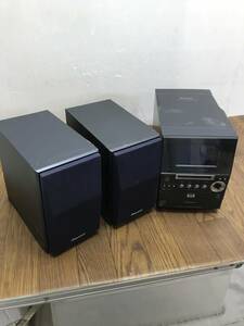 送料無料E55062 Pioneer DVD/CD MD RECEIVER XV-SV5DV-K スピーカー S-SV5-K -LR セット ジャンク品