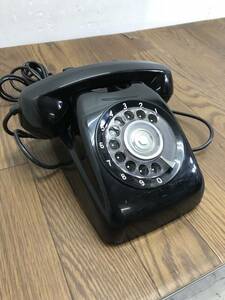  free shipping .53175 NTT dial type telephone machine ( black telephone ) 600-A2