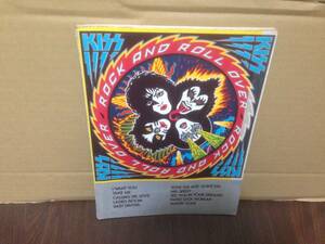 キッス　当時物 輸入楽譜 スコア 状態イマイチ　地獄のロックファイアー　KISS ROCK AND ROLL OVER VF4060　　本2K3