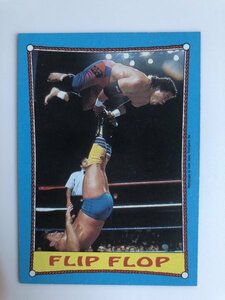 TOPPS　1987　WWFトレーディングカード　29　FLIP FLOP　フリップフロップ　WWE　プロレス