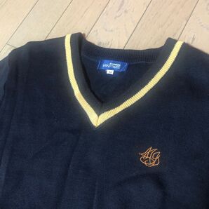 高校指定スクールセーター VネックセーターM/藤枝明誠