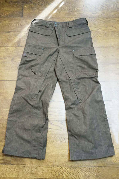 男性用 BURTON バートン スノーボードウエアパンツ RN CARGO PNT-JPN サイズL ブラウン*VOLCOMnomisneffatmys686