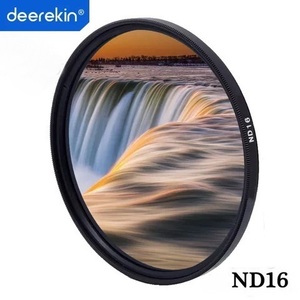 deerekin 薄枠 49mm ND16 NDフィルター 減光フィルター 広角レンズ対応 高品質 簡易ケース付き 新品・未使用品