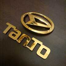 DAIHATSU LA600S LA610S TANTO CUSTOM GOLD EMBLEM ダイハツ タント カスタム ゴールドエンブレム VIP ビップ LUXURY ラグジュアリー_画像3