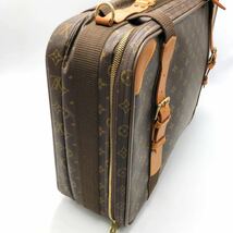 1円『極美品』 LOUIS VUITTON サテライト53 モノグラム 2way ビジネスバッグ 旅行バッグ ヴィトン トートバッグ ショルダー ブラウン_画像4