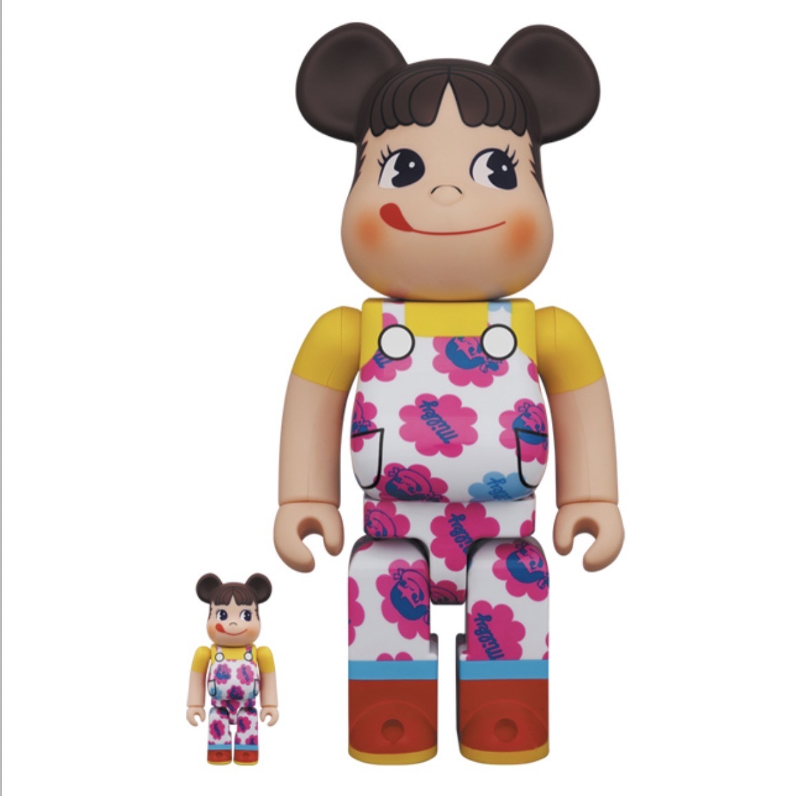 不二家FUJIYA BE@RBRICK ベアブリック ペコちゃん ミルキー70周年 ...