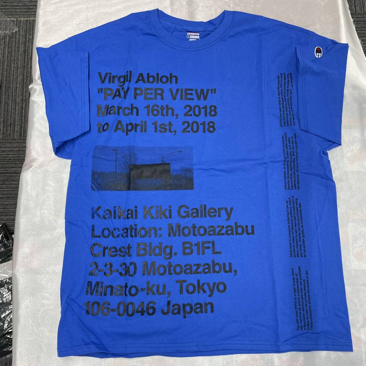 M Virgil Abloh PAY PER VIEW Off-White Champion tee オフホワイト ...