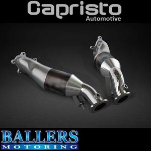 日産 GT-R R35 2012年～ カプリスト ダウンパイプ 100cpsi マフラー スポーツキャタライザー付 capristo 02NI09503004