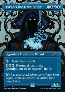 MTG ■青/英語版■ 《全能なる者アルカニス/Arcanis the Omnipotent》 ★FOIL★ Secret Lair SLD