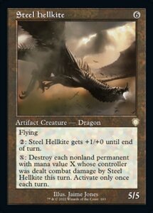 MTG ■無/英語版■ 《鋼のヘルカイト/Steel Hellkite》兄弟戦争：統率者　BRC