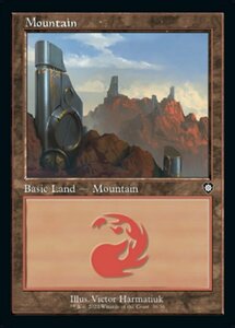 MTG ■土地/英語版■ 《山/Mountain》兄弟戦争：統率者　BRC