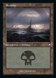 MTG ■土地/英語版■ 《沼/Swamp》兄弟戦争：統率者　BRC