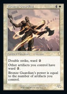 MTG ■白/英語版■ 《青銅の守護者/Bronze Guardian》兄弟戦争：統率者　BRC