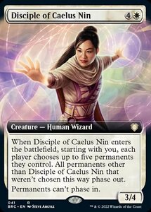 MTG ■白/英語版■ 《カイラス・ニンの信奉者/Disciple of Caelus Nin》▲拡張アート▲ 兄弟戦争：統率者　BRC