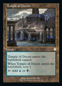 MTG ■土地/英語版■ 《欺瞞の神殿/Temple of Deceit》兄弟戦争：統率者　BRC