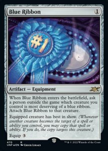 MTG ■無/英語版■ 《Blue Ribbon》★ギャラクシーFOIL★ Unfinity UNF