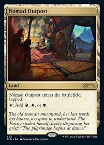 MTG ■土地/英語版■ 《遊牧民の前哨地/Nomad Outpost》★FOIL★ Secret Lair SLD