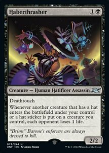 MTG ■黒/英語版■ 《Haberthrasher》★FOIL★ Unfinity UNF