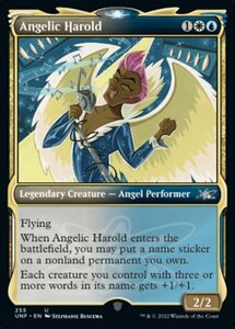 MTG ■金/英語版■ 《Angelic Harold》▲ショーケース▲ Unfinity UNF