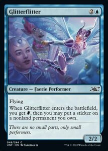 MTG ■青/英語版■ 《Glitterflitter》Unfinity UNF