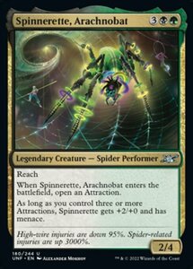 MTG ■金/英語版■ 《Spinnerette, Arachnobat》Unfinity UNF