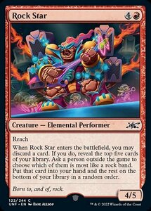 MTG ■赤/英語版■ 《Rock Star》Unfinity UNF