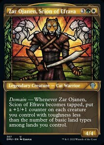 MTG ■金/英語版■ 《エフラヴァの末裔、ザー・オジャネン/Zar Ojanen, Scion of Efrava》★テクスチャーFOIL★ 団結のドミナリア DMU