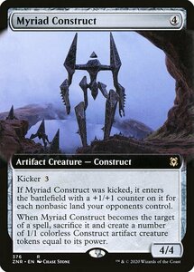 MTG ■無/英語版■ 《無限の構築物/Myriad Construct》★拡張アートFOIL★ ゼンディカーの夜明け ZNR