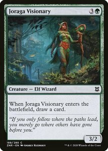 MTG ■緑/英語版■ 《ジョラーガの幻想家/Joraga Visionary》★FOIL★ゼンディカーの夜明け ZNR