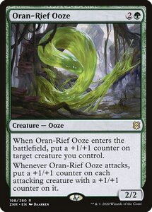 MTG ■緑/英語版■ 《オラン＝リーフの軟泥/Oran-Rief Ooze》★FOIL★ゼンディカーの夜明け ZNR