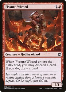 MTG ■赤/英語版■ 《地割れの魔術師/Fissure Wizard》★FOIL★ゼンディカーの夜明け ZNR