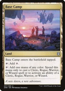 MTG ■土地/英語版■ 《ベースキャンプ/Base Camp》★FOIL★ゼンディカーの夜明け ZNR