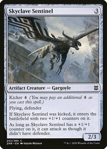 MTG ■無/英語版■ 《スカイクレイブの歩哨/Skyclave Sentinel》★FOIL★ゼンディカーの夜明け ZNR