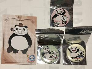  Panda ko Panda × capital . Panda limitation collaboration can badge 3 kind (3 piece ) set &pa Panda not for sale postcard attaching *pa Panda bread Chan is na Chan sphere king 