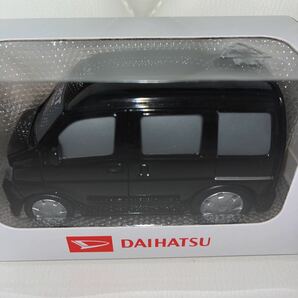 ダイハツ ハイゼット カーゴ DAIHATSU HIJET 黒 ブラック ドライブ タウン プルバックカー ミニカー ディーラー カラーサンプルの画像2