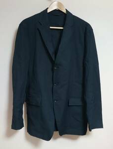 Calvin Klein [ Calvin Klein ] 3 button jacket /XL size / black / black / beautiful goods / tops / old clothes 