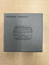 TTArtisan 23mm F1.4 富士フイルム　Xマウント用 ブラック×シルバー 中古 銘匠光学_画像7