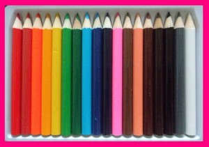 【送料無料:色鉛筆★色えんぴつ:18色】★コンパクト:かさばらず気軽に持ちはこべる★えんぴつ:色 えんぴつ:鉛筆