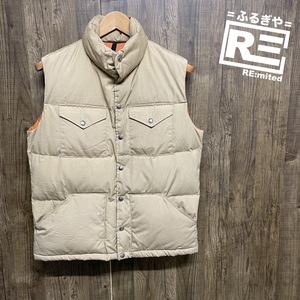 THE NORTH FACE North Face down vest Goose down USA made tea tag beige Vintage men's M