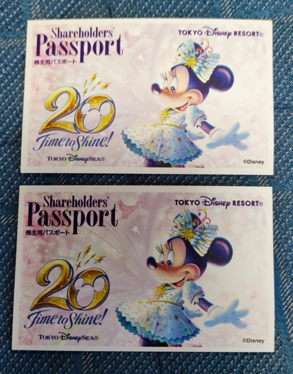 【送料無料】東京ディズニーリゾート株主優待パスポート2枚セット