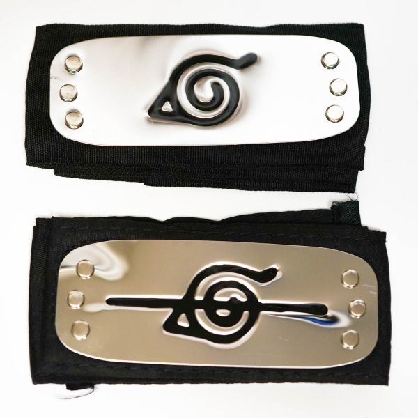 naruto ナルト 額あて 木の葉隠れ セット 額当て 鉢巻 コスプレ 道具