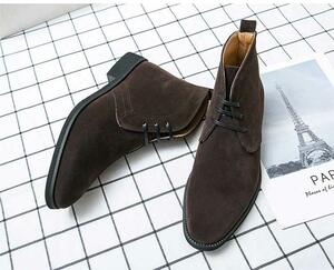 *NEW* men's TL21240-24.0cm/38 short boots Brown (3 color ) business shoes Work boots book@ season fashion 