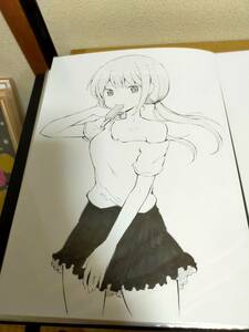 Art hand Auction オリジナル手描きイラスト A4サイズ 直筆一点物⑳, コミック, アニメグッズ, その他