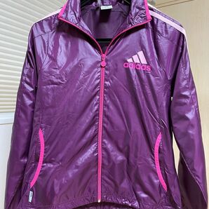 adidas アディダス　ナイロンジャージ　ジャンバー　レディース