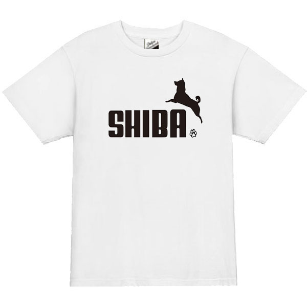 【パロディ白L】5ozシバ柴犬Tシャツ面白いおもしろうけるネタプレゼント送料無料・新品