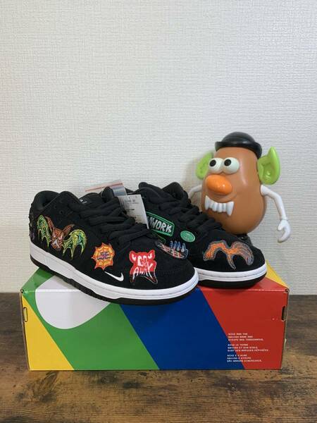 送料無料!!【Neckface x NIKE SB DUNK LOW PRO QS DQ4488-001】ナイキ ダンク　エスビー　ロー　ネックフェイス