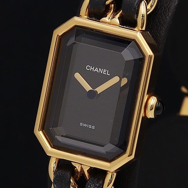 CHANELシャネル プルミエールゴールド 腕時計 レディース Lサイズ 純正